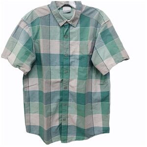 COLUMBIA SHIRT, SHORT Sleeve, Plaid Size S